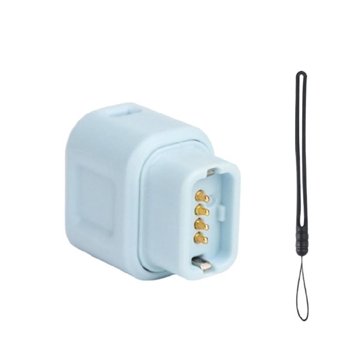 Small Bike Charging Head with Overcharge Overheat Protections Fast Charging ABS Metal Texture for 12 Speed Drivetrains светло-синий