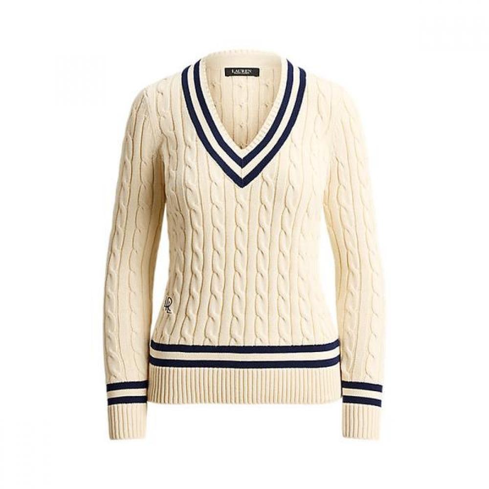 Lauren Ralph Lauren Cable Knit Cotton Cricket Sweater Wmlrswes6820899101