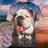 Custom Name Husky Shepherd Dog Cat Pet Personalized Name 3D Round Neck Harajuku Summer Casual Funny Short Sleeves T-Shirts A01