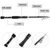 Sougayilang 1.8-2.4m Cannes à pêche télescopiques Ultra légères Spinning Casting Canne en carbone Accessoires de pêche Poids du leurre 10-30g