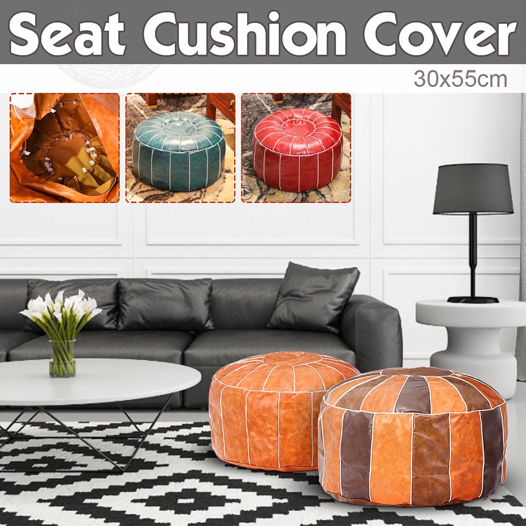 Pu Cushion Cover Throw Pillow Tatami Seat Round Chair Sofa Couch Floor 55x30cm At Affordable S Free Real Reviews With Photos Joom Pu Cushion Cover Throw Pillow, Round Couch Chair Covers
