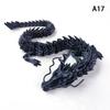 3D Printed Articulated Dragon Fish Tank Landscaping Chinese Long Flexible Ornament Toy Model Home Office Decoration Kids Gifts