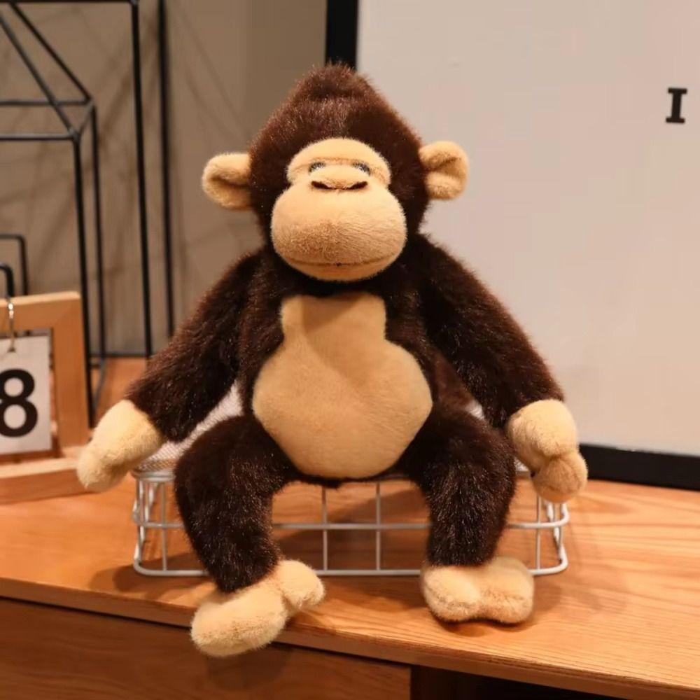 Long Arm Monkey Plush Toy Realistice Orangutan Plush Doll Large Plush Monkey Doll Baby Toys