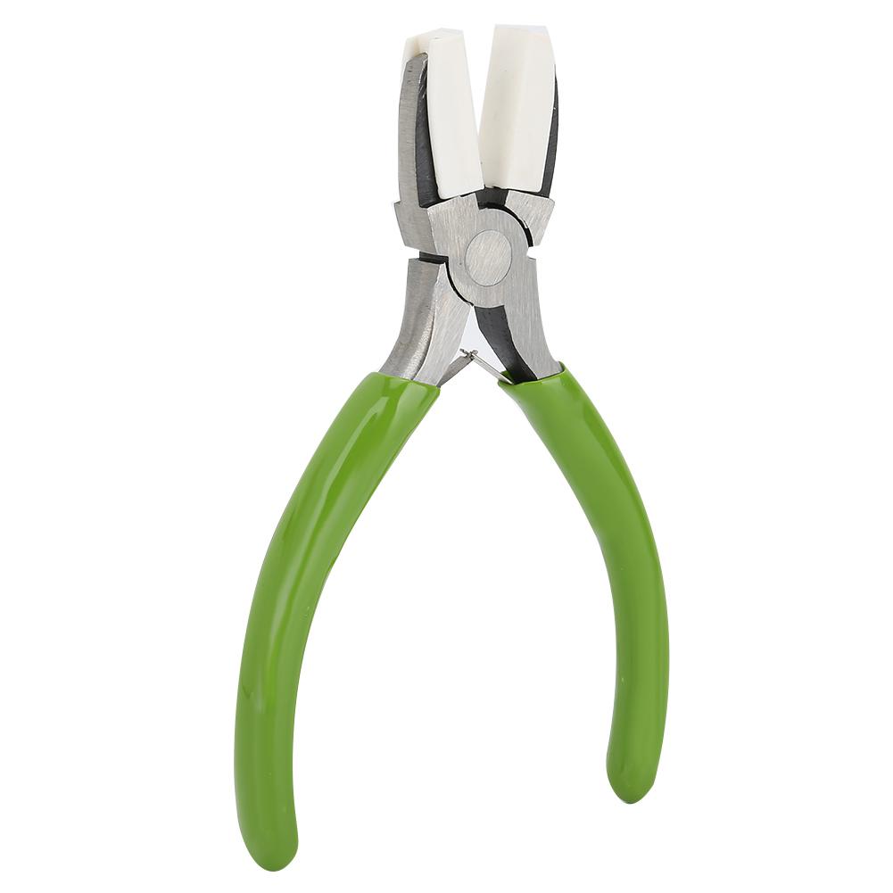 Plastic Jaw Flat Nose Pliers DIY Jewelry Making Processing Repairing Tool Pliers