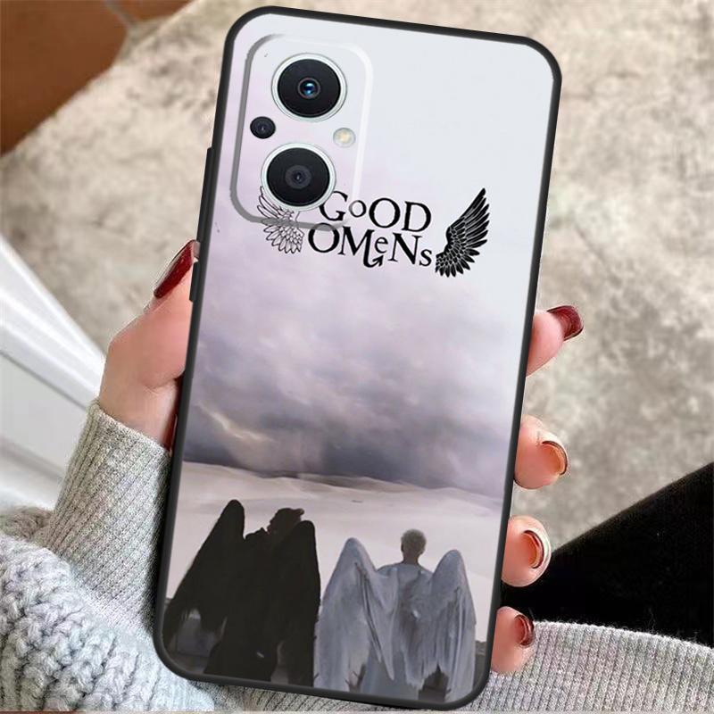 

Good Omens TV Phone Case For OPPO Reno 5Z 4Z 2Z 8T Reno 4 5 6 7 8 Lite OPPO Find X6 X5 Pro X2 X3 Neo Lite OPPO Reno2 Z