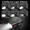 Led  Light Front Portable Usb Rechargeable Waterproof Night Flashlight Riding Accessories Tail Light