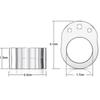 Case Pack Wall Door Handle Protector, PVC Door Handle Buffer Wall