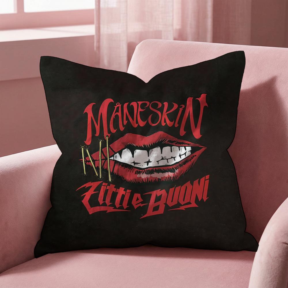 COOL M-ManeskinS Cushion Cover Multi-Scene Pillow Cover for Home & Car - Reversible, Soft & Durable for Daily Use