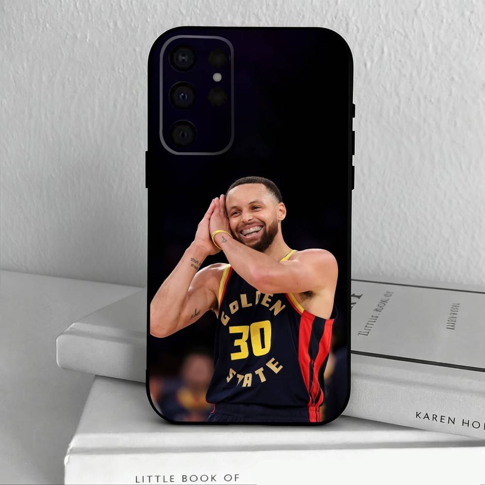 

Basketball S-Stephen-N C-Curry-Y Phone Case For Samsung S25,S24,S21,S22,S23,S30,Ultra,S20,Plus,Others Soft Black Case Samsung S225G