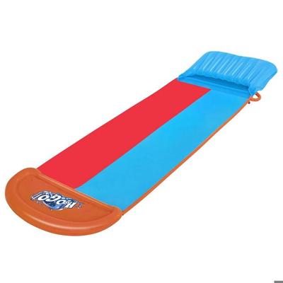 Zjeżdżalnia wodna - BESTWAY - H2OGO! TSUNAMI SPLASH - 4,88m - Wielokolorowy - Podwójna Ścieżka