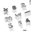 26pcs Durable Metal Baking Mold Digital Geometry Number Pattern Mould  Cake Decorating
