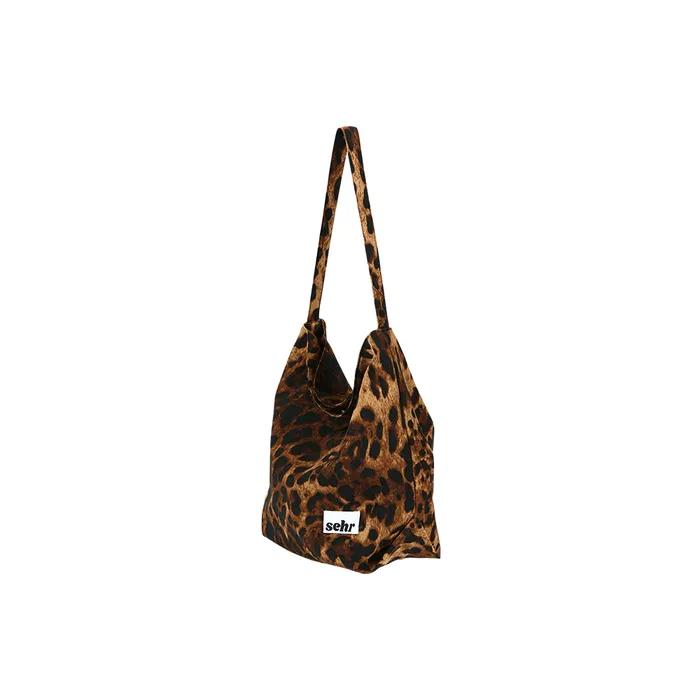Leopard Bucket Bag (Brown)