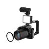 Professional WiFi Camera Camcorder 4K Ultra HD Recording Camera Cam 16X Digital Zoom Clear IR Night Vision with Filling Light