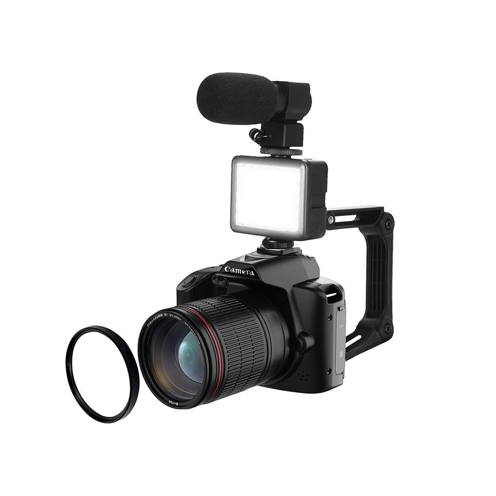 Professional WiFi Camera Camcorder 4K Ultra HD Recording Camera Cam 16X Digital Zoom Clear IR Night Vision with Filling Light