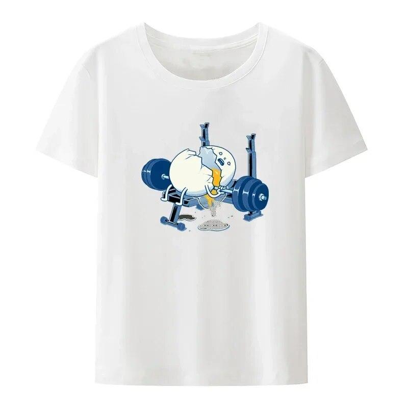Interesting Cotton T-shirt De Mujer Hip-hop Blusa Loose Cool Short-sleev Vintage Trending Comics Unique Clothing Balloon Puppy