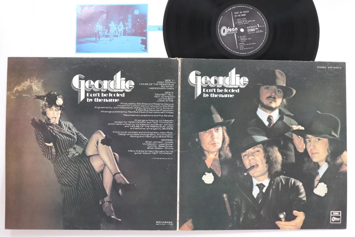 

LP Record GEORDIE (FEAT: BRIAN JOHNSON PRE:AC - Don t Be Fooled By The Name EOP81013 ODEON 1974 Japan Rock Used