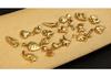 Luxury 14k Gold Jewelry Set: Necklace, Earrings, Non-Fading Clavicle Chain