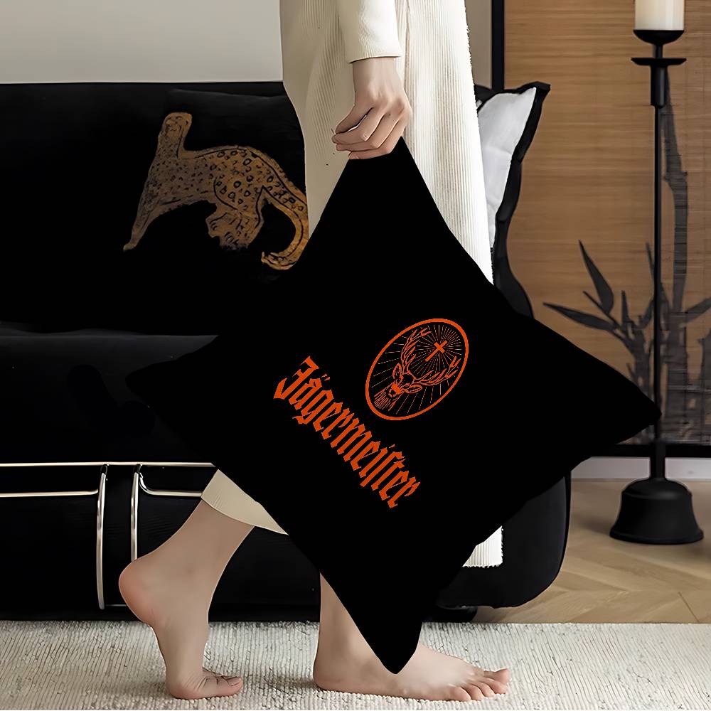 Jagermeisters Logo Pillow Cover Sofa Cushion Cover Home Room Decoration Children Gift
