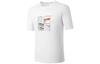 Li Ning Badminton Collection T Shirt Unisex Standard White AHSU463-2