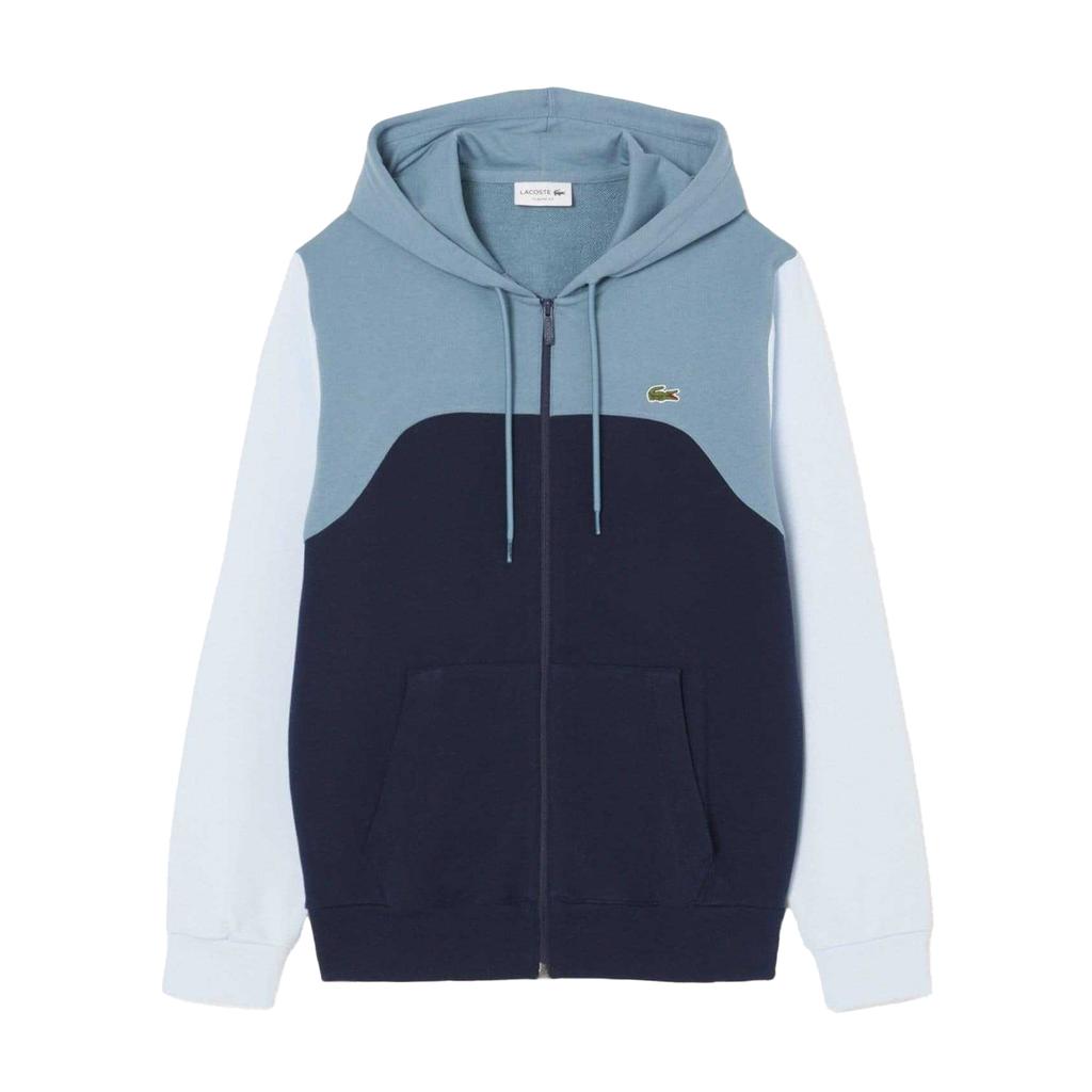 Lacoste Mens Colour Block Full Zip Hoodie