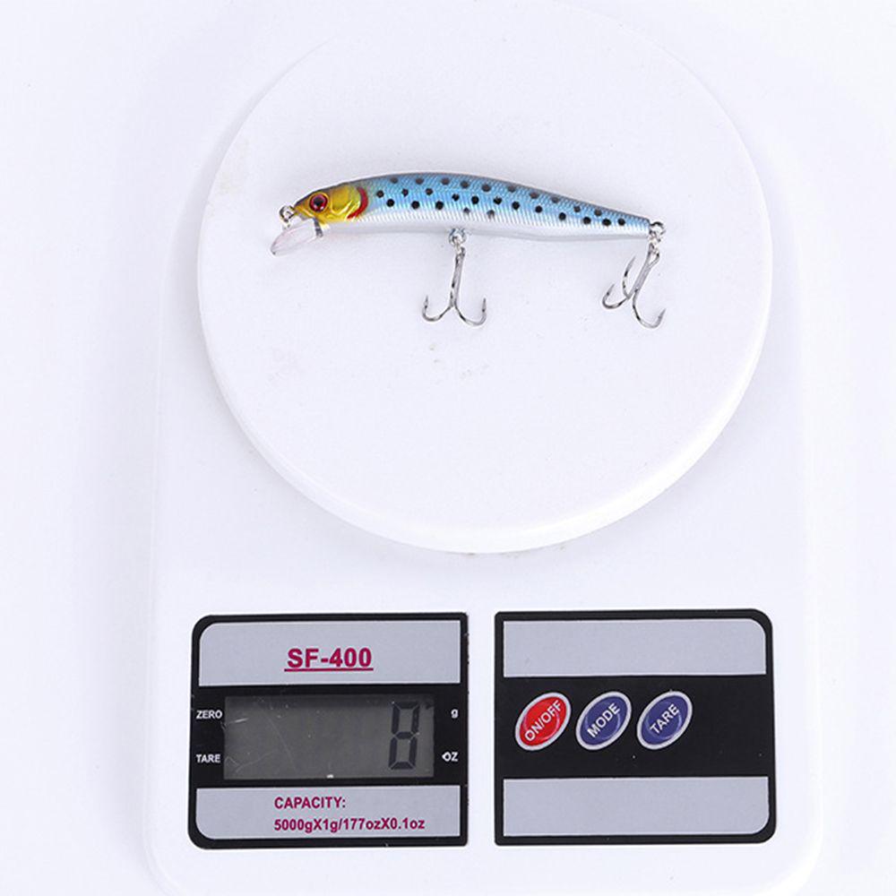 1PC Lifelike Eyes Minnow Wobbler Fishing Lure Plastic Hard Crank Bionic Bait