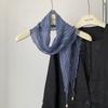 Eye Suction Machine~ French Leaf Pattern Triangle Scarf Spring And Summer Light Tulle Gentle Foreign Style Headscarf Headband Small Silk Scarf