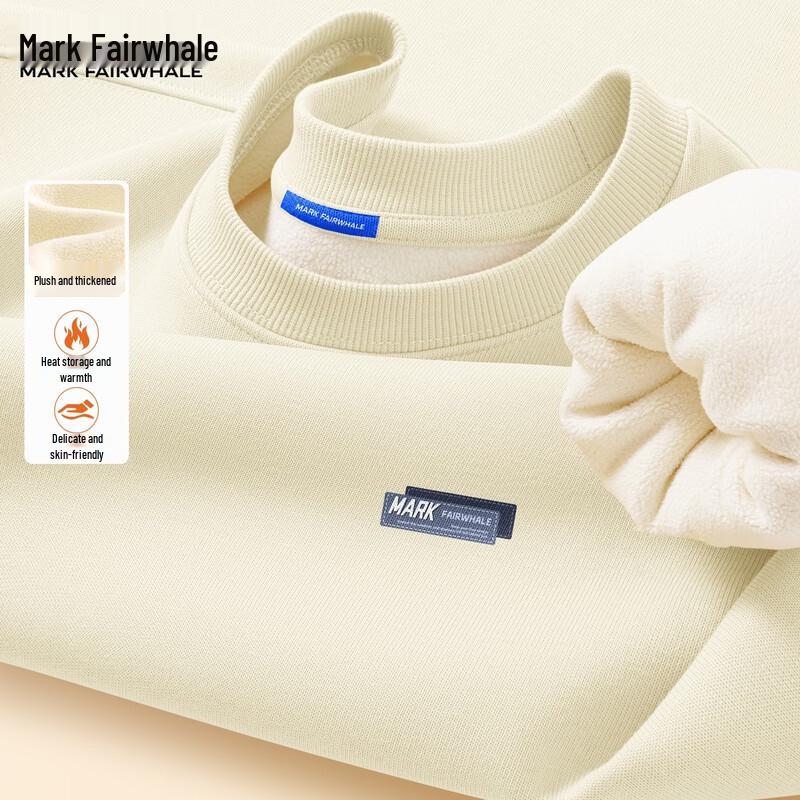 Mark Fairwhale Men's Thickened Fleece Lined Sweatshirt