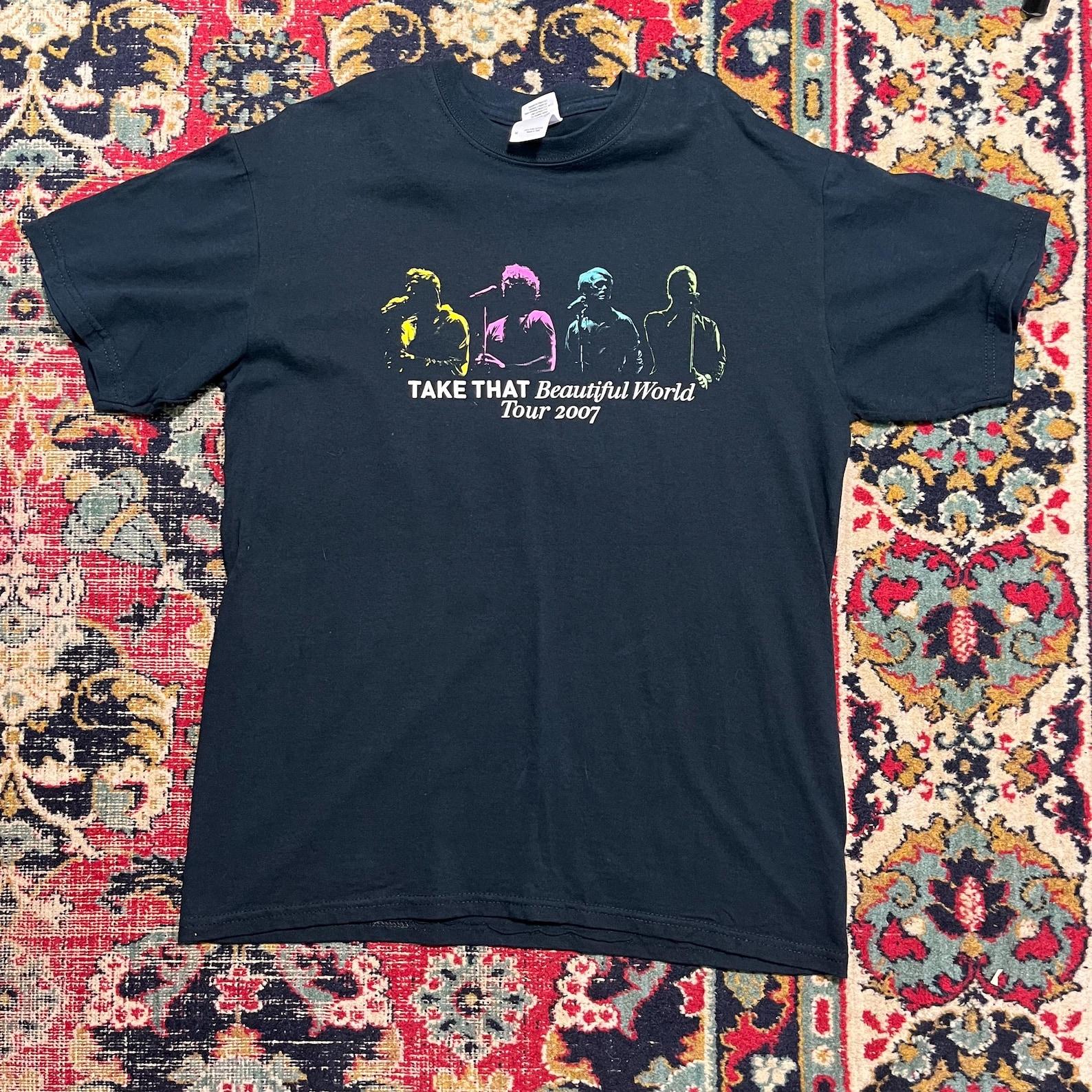Vintage Take That World Tour T-Shirt, Size M S