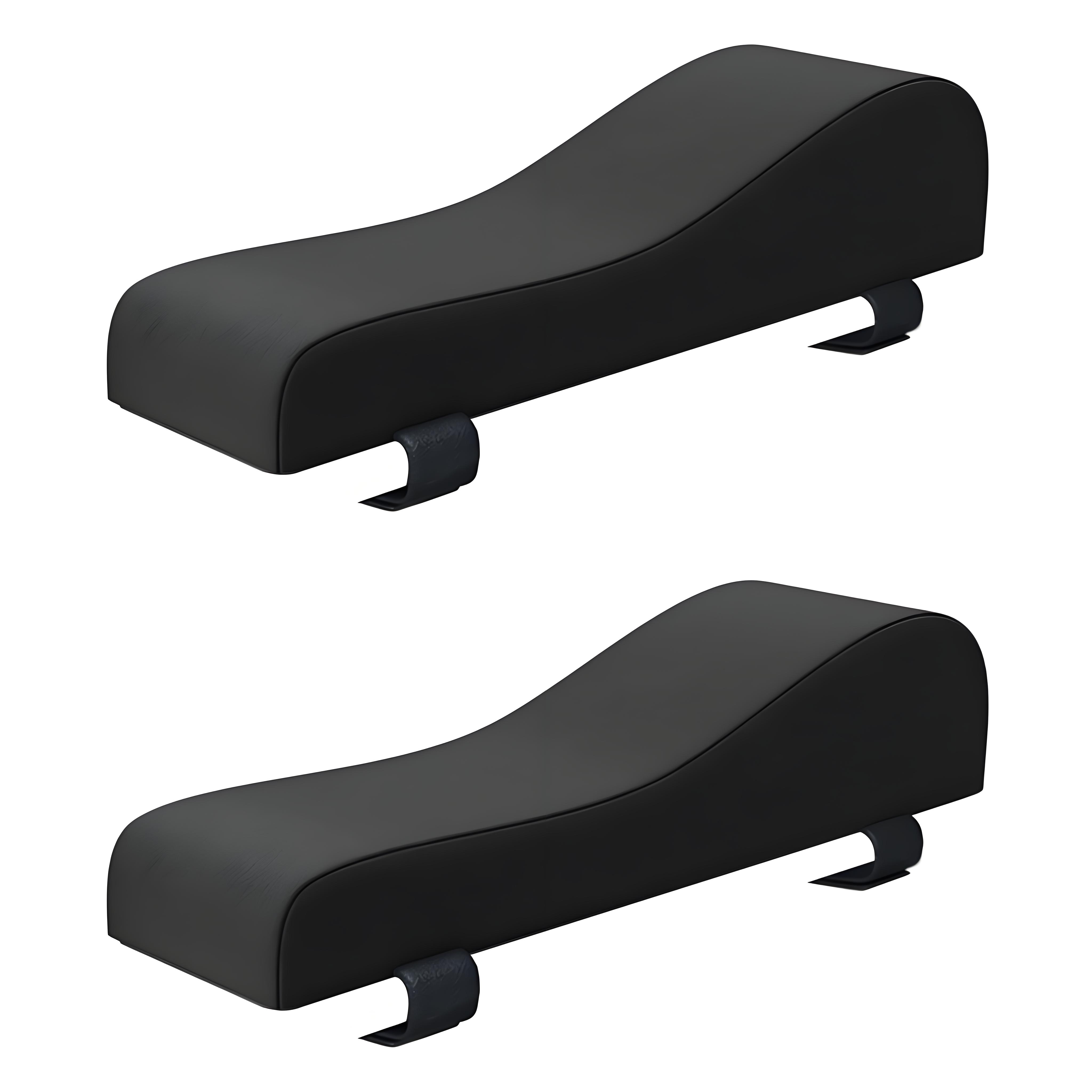 

2 шт. Эргономичная подушка-подлокотник | Поддержка из пены с эффектом памяти с гелевым наполнителем | Универсальная посадка для офисных игровых кресел-колясок чёрный