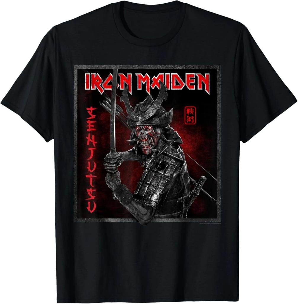 Iron Maiden - Senjutsu Eddie Square Distressed T-Shirt