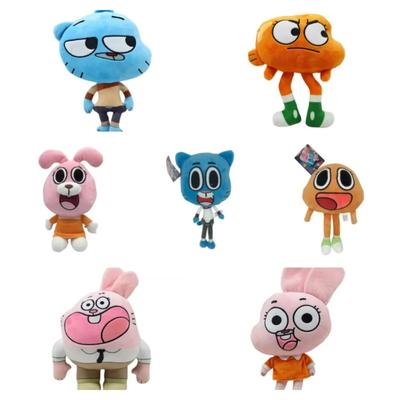 Neue Welt von Gumball Darwin Plüschtier Cartoon Banane Joe Anais Richard Nicole Plüschtier Kawaii Weiches Dekor Kissen Spielzeug Kindergeschenk