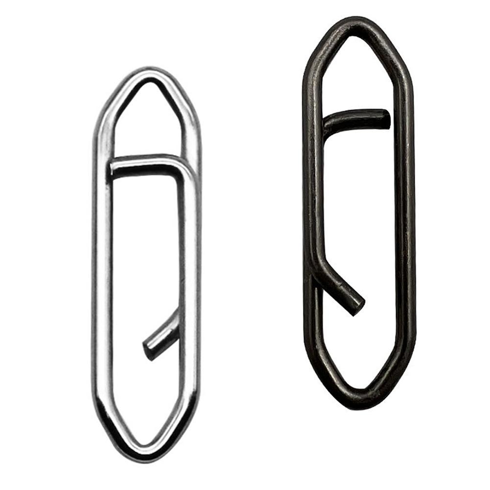100PCS Fishing Power Speed Clips High Strength Stainless Steel Speed Clip Crankbait