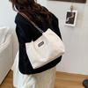 Large capacity velvet chain, underarm bag, tote bag, women's bag 2025 autumn trend, shoulder commuter bag explosion