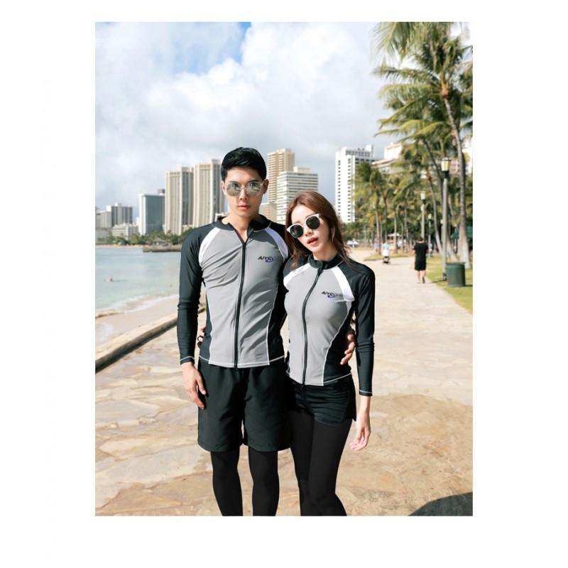 UV Protection Rash Guard Set Men Women Quick Dry Long Sleeve Swimwear Snorkeling Surfing Diving Suit