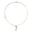 Great CHANEL Necklace Gold series Women C22S Used