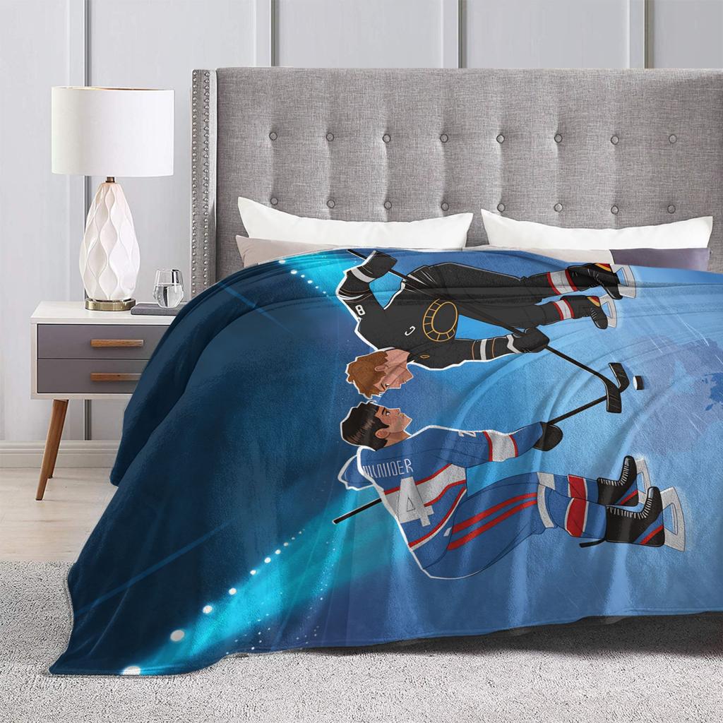Heated Rivalry Blanket  Warm Soft Comfortable Plush Bedding Throws For Bedroom Airplane Travel Flannel Bedspread Bed Cover