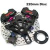 Motorcycle RPM Rear Brake Caliper Brake disc Adapter 4 Piston Brake Caliper bracket For Double Rpm Brake Caliper Modification