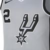 Nike Kawhi Leonard Statement Graphic Loose Breathable Basketball Jersey Men Jersey Gray 877224-007
