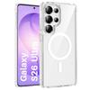 Case for Samsung Galaxy S26 ULTRA - Transparent Silicone with Integrated Magnetic Circle Phonillico®