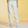 Li Ning Solid Color Logo Cuffed Loose Casual Pants Women Pants Off-White AKXS122-2