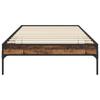 Bed Frame Reclaimed Wood 80 x 200 cm Engineered Wood