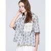 Son Jung Wan Flower Embroidery Pocket Blouse Zbl6262300