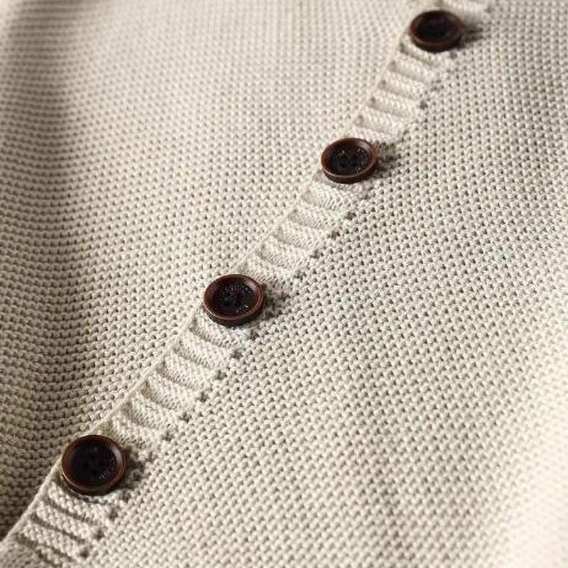 Winter V-Ausschnitt Weste Damen Locker Geschnitten Layering Strickjacke Herbst Warm Mode Übergroß Ärmellos