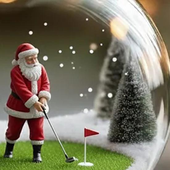 Bombka Szklana Stadion Świętego Mikołaja Ozdoba Wisząca na Choinkę z Motywem Sportowym Świąteczna Dekoracja Domu