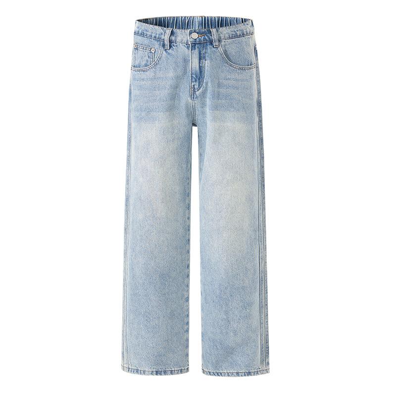 

Потертые зауженные джинсы Мужские Свободные Прямые Американские Полуэластичные Брюки 3XL