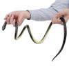 Black Color Simulation Snake Rubber Material Halloween Prop Fake Snake  Scene Decoration