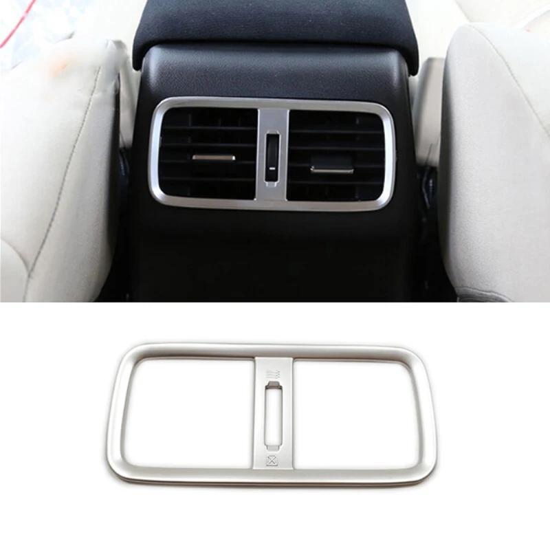 LHD For Honda CRV CR-V 2012 2013 2014 2015 2016 ABS Matt Car Front Dashboard Frame Panel air condition AC outlet Sticker Cover