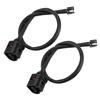 2Pcs Brake Pad Wr Sensor, Front, Replacement part for 7P0907637, sy Installation, Professional Workmanship, Stable Performance, High Reliability, Supe