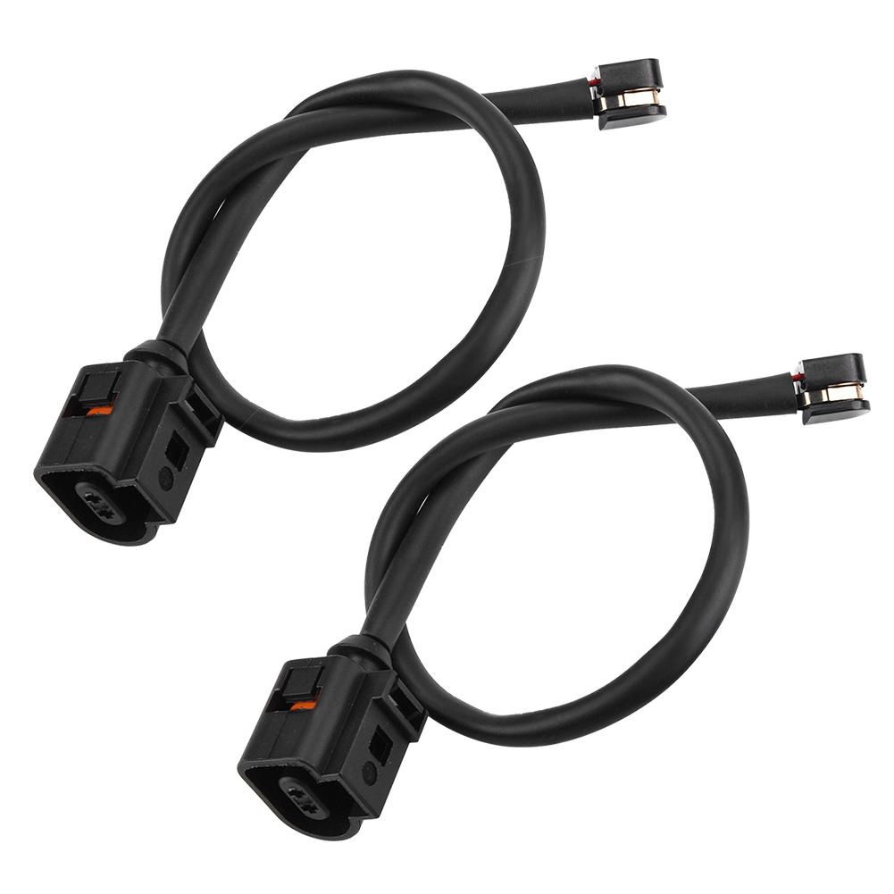2Pcs Brake Pad Wr Sensor, Front, Replacement part for 7P0907637, sy Installation, Professional Workmanship, Stable Performance, High Reliability, Supe