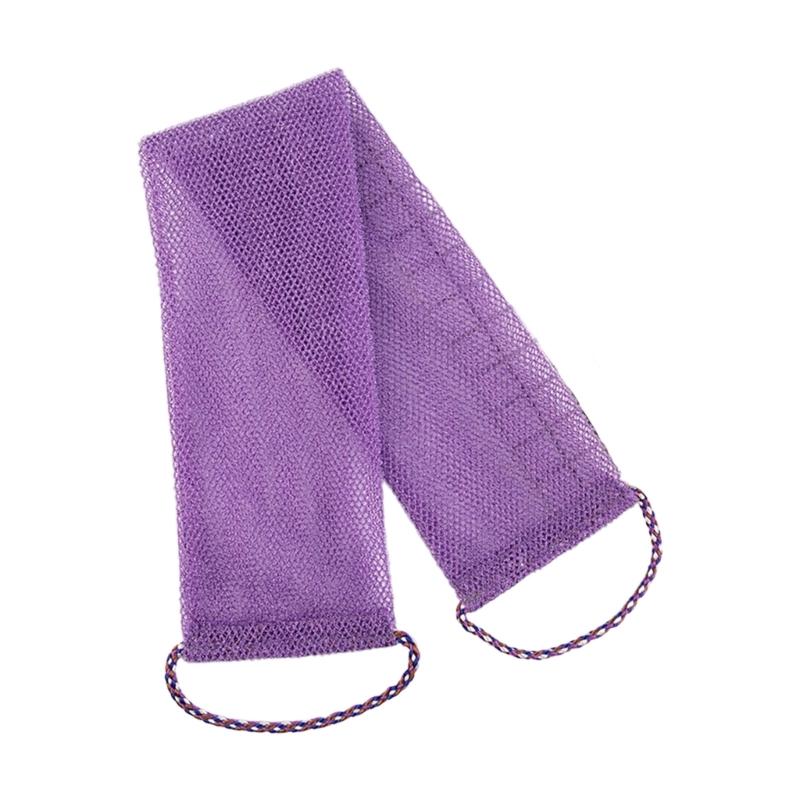 African Reusable Bath Net Sponges With Rope Handle For Full Body Exfoliation In Shower